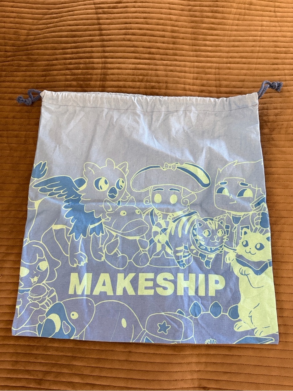 Official Doors Makeship Blue Drawstring Dust Bag